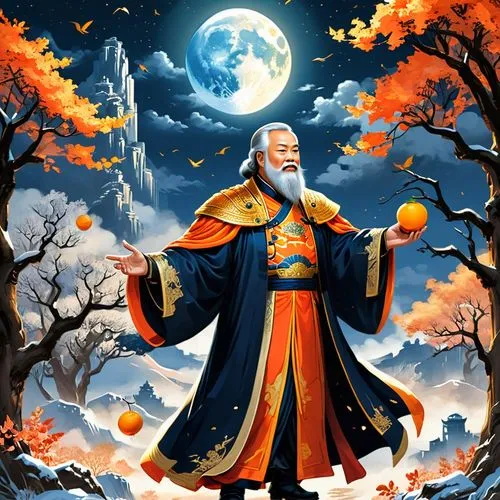 moondog,halloween background,samhain,iroh,halloween wallpaper,laozi,Unique,Design,Sticker