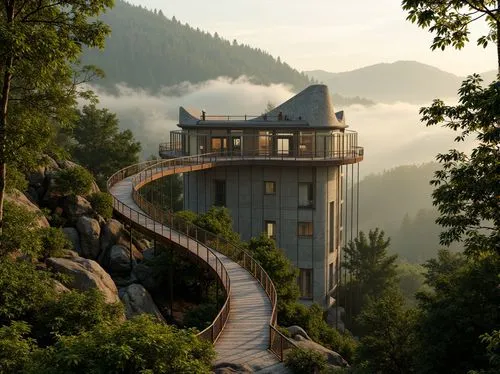 lookout tower,tree house hotel,tree house,house in the mountains,house in mountains,treehouse,house in the forest,treehouses,forest house,observation tower,the cabin in the mountains,dreamhouse,watch tower,log home,house with lake,wooden house,fire tower,overlook,the observation deck,little house