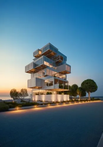 modern architecture,cubic house,escala,snohetta,3d rendering,malaparte,penthouses,dunes house,residential tower,cantilevered,mamaia,vinoly,renders,modern house,futuristic architecture,bjarke,associati