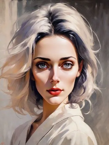 a girl with black hair,donsky,oil painting,oil painting on canvas,girl portrait,jeanneney,world digital painting,italian painter,behenna,heatherley,art painting,woman portrait,digital painting,white l