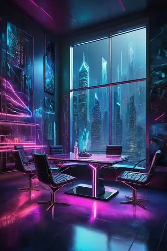 cyberpunk,cyberscene,ufo interior,neon coffee,futuristic landscape,cybertown,neon cocktails,computer room,cybercity,cybercafes,neon drinks,cyberia,cyberworld,nightclub,futuristic,study room,synth,cityscape,retro diner,spaceship interior,Conceptual Art,Oil color,Oil Color 24