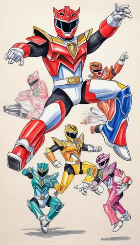 In a comedic twist, depict the Power Rangers Megazord trying to master a new dance routine to impress a talent show judge.,mazda ryuga,metal toys,rangers,joyrider,subaru rex,lancers,fighting poses,for