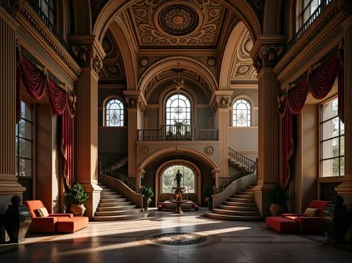 ornate room,royal interior,cochere,entrance hall,hermitage,interiors,villa cortine palace,mirogoj,empty interior,dolmabahce,neoclassical,hallway,europe palace,victorian room,chateauesque,kunsthistorisches museum,sapienza,grandeur,venaria,chateau margaux