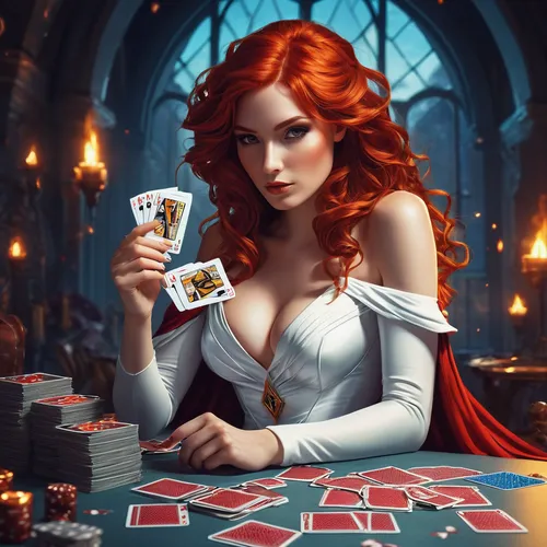 poker primrose,queen of hearts,dice poker,poker,playing cards,poker set,playing card,gambler,play cards,game illustration,deck of cards,blackjack,card game,magician,spades,woman playing,rotglühender poker,collectible card game,card games,gamble,Conceptual Art,Fantasy,Fantasy 21