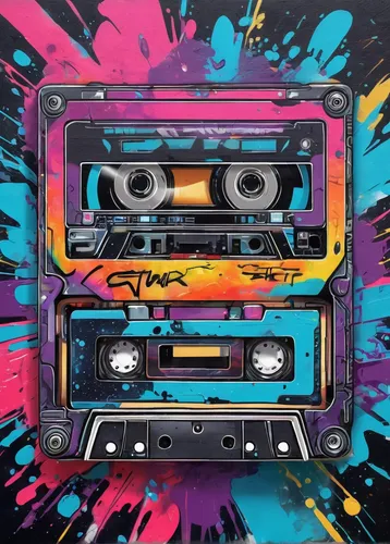 cassette,audio cassette,microcassette,cassette tape,radio cassette,80's design,cassettes,80s,musicassette,compact cassette,retro background,casette tape,cassette deck,cassette records3r,abstract retro,retro music,tape icon,cassette cycling,tapes,1980's,Conceptual Art,Graffiti Art,Graffiti Art 09