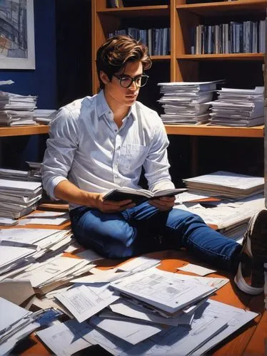 paperwork,high fidelity,bookworm,penniman,mccandless,studious,disorganization,effron,mccandlish,oscorp,kutcher,disorganized,underemployed,office space,study room,secretarial,pile of books,expelled,manuscripts,archivist,Conceptual Art,Sci-Fi,Sci-Fi 23