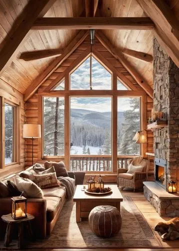 the cabin in the mountains,chalet,alpine style,log home,house in the mountains,log cabin,coziness,house in mountains,warm and cozy,beautiful home,coziest,snow house,winter house,snowed in,cozier,fire place,cabin,lodge,mountain huts,luxury home interior,Art,Artistic Painting,Artistic Painting 44