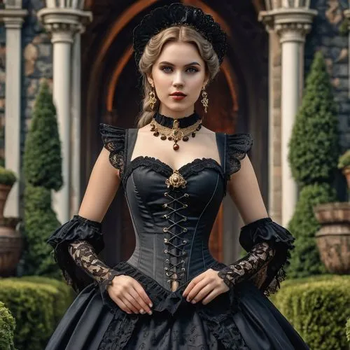 gothic fashion,gothic dress,victorian style,victorian lady,bodice,victorian fashion,tudor,victorian,corset,gothic portrait,gothic woman,gothic style,ball gown,steampunk,the victorian era,celtic queen,cinderella,ornate,gothic,victoria