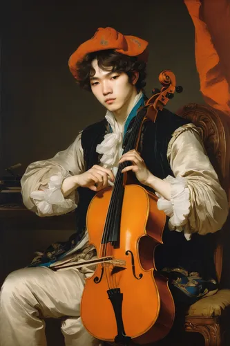 violinist,violin player,woman playing violin,bowed string instrument,cellist,violoncello,cello,violinist violinist,violist,playing the violin,string instrument,violone,bowed instrument,plucked string instruments,violinists,bass violin,bougereau,concertmaster,violin,plucked string instrument,Art,Classical Oil Painting,Classical Oil Painting 40