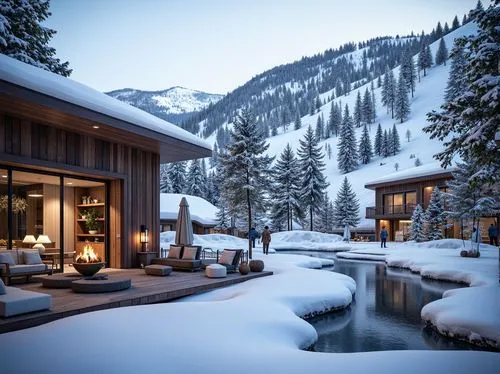 snowed in,winter wonderland,the cabin in the mountains,chalet,house in the mountains,snowy landscape,beautiful home,winter house,house in mountains,snow landscape,luxury property,alpine style,luxury home,snowhotel,coziness,vail,christmas landscape,snow house,snow shelter,dreamhouse