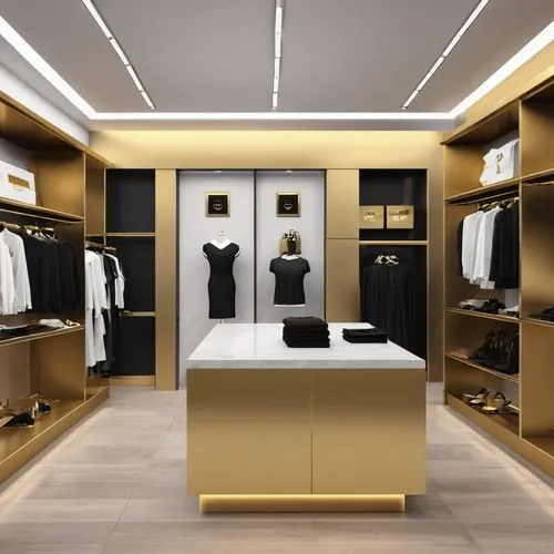 walk-in closet,closets,wardrobes,wardrobe,gold bar shop,closet,boutique,women's closet,showrooms,gold shop,wardrobing,dressingroom,merchandizing,garderobe,boutiques,dress shop,dressing room,galeria,cabinetry,infoshop,Photography,General,Realistic