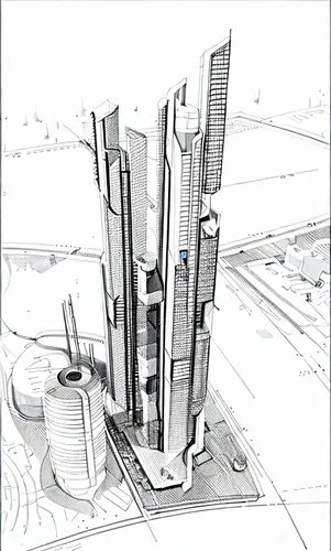 skyscapers,costanera center,tallest hotel dubai,kirrarchitecture,skyscraper,tianjin,zhengzhou,arhitecture,the skyscraper,high-rise building,renaissance tower,3d rendering,buildings,doha,scale model,urban towers,hongdan center,futuristic architecture,residential tower,jbr,Design Sketch,Design Sketch,Pencil Line Art