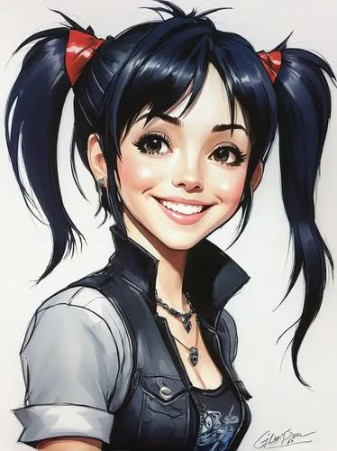 xiaoyu,marinette,riska,peni,xiaofu,tifa,haibei,minako,longmei,qianwen,cute cartoon character,jinx,filia,kazzia,tadashi,ibuki,takaji,gaige,minmei,chizuko,Illustration,Black and White,Black and White 08