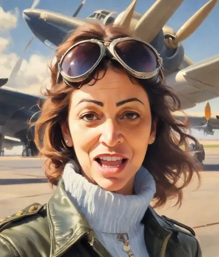 an image of a woman with a necklace,neerja,kajal aggarwal,aviatrix,indian air force,tamini,vidya,Digital Art,Impressionism