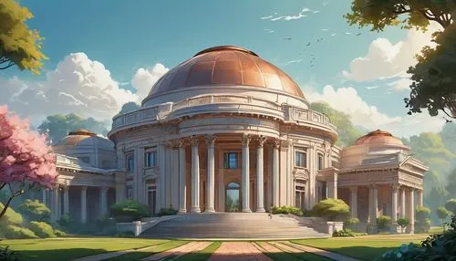 observatory,bahai,artemis temple,mausoleum ruins,mausolea,tempio,egyptian temple,greek temple,capitol,civ,arcadia,neoclassical,mausoleums,planetarium,peristyle,marble palace,glyptotek,halicarnassus,necropolis,parnassus,Conceptual Art,Sci-Fi,Sci-Fi 06