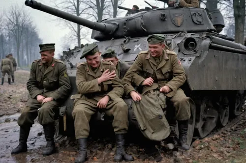 churchill tank,tervuren,dodge m37,self-propelled artillery,abrams m1,world war ii,ww2,american staghound,artillery tractor,second world war,clécy normandy,1944,patrol,wwii,french foreign legion,army tank,1943,american tank,m113 armored personnel carrier,panhard pl 17,Conceptual Art,Oil color,Oil Color 21