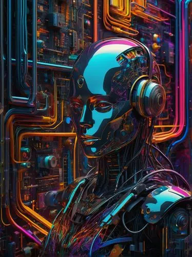 cyber,computer art,cyberspace,cyberpunk,trip computer,computer,echo,digiart,matrix,cyborg,mechanical,man with a computer,scifi,augmented,machine,electronic,vapor,cybernetics,machines,futuristic,Illustration,Vector,Vector 08