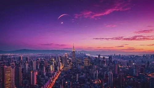 shanghai,chongqing,hong kong,taipei,nanjing,hk,cityscape,dusk,colorful city,above the city,taipei 101,kowloon,city skyline,taipei city,evening city,city at night,futuristic landscape,tianjin,taiwan,skyline,Photography,General,Commercial