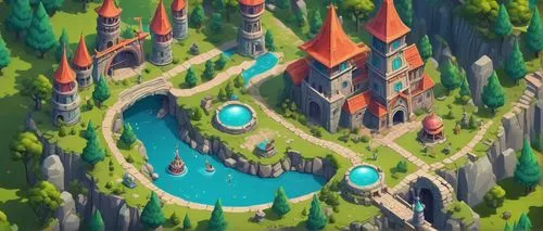 knight village,krosby,fantasy city,ancient city,city moat,development concept,castle complex,fairy village,fairy tale castle,aurora village,popeye village,castle,artificial islands,new castle,alpine village,skylands,castle iron market,ski resort,medieval town,knight's castle,Unique,3D,Isometric