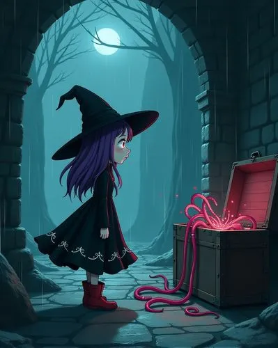 magica,witchel,witchfinder,halloween witch,bewitching,marceline,Illustration,Children,Children 02