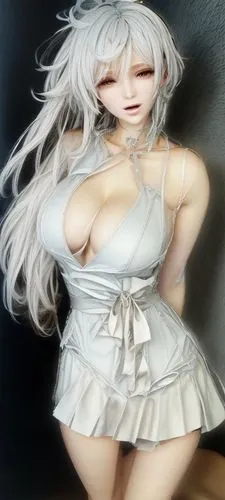 yagyu,female doll,cloth doll,doll figure,dress doll,3d figure,atua,painter doll,kotobukiya,takane,keine,artist doll,plastic model,bjd,japanese doll,grey background,tuffey,model doll,clay doll,whitey