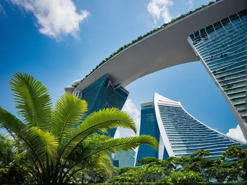 singapore landmark,marina bay sands,singapore,garden by the bay,singapura,macau,futuristic architecture,calatrava,taikoo,komtar,cyberjaya,skyscapers,international towers,skylstad,skybridge,gardens by the bay,xujiahui,guangzhou,asian architecture,macao,Illustration,Retro,Retro 01