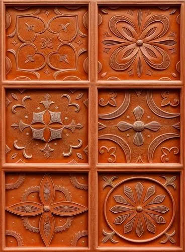  terracotta bas relief,
,carved pattern in a brick building, with orange colors,terracotta tiles,patterned wood decoration,clay tile,wall panel,ceramic tile,almond tiles,Common,Common,Natural