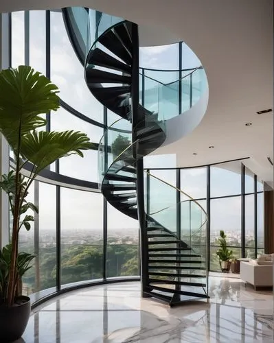 spiral staircase,winding staircase,circular staircase,outside staircase,spiral stairs,staircase,staircases,steel stairs,escaleras,balustrades,interior modern design,futuristic architecture,stairs,stairwell,stair,glass wall,modern architecture,stairways,escalera,observation tower,Conceptual Art,Fantasy,Fantasy 18