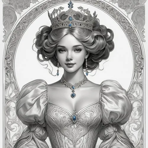 white rose snow queen,the snow queen,noblewoman,princess sofia,victorian lady,rosaline,Illustration,Retro,Retro 08