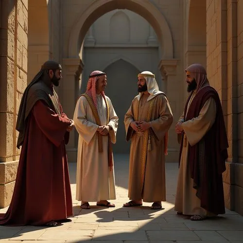 three wise men,the three wise men,king abdullah i mosque,wise men,sheikhs,bahrainis