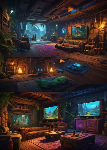 backgrounds,collected game assets,tavern,aquariums,development concept,game room,remodeling,backgrounds texture,ambient lights,floating islands,visual effect lighting,rooms,aqua studio,the blue caves,concept art,floating huts,nightclub,bar billiards,aquarium decor,liquor bar,Art,Classical Oil Painting,Classical Oil Painting 16