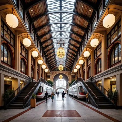 carreau,galleria,atriums,galeries,queensgate,union station,leadenhall,train station passage,harrod,harrods,britomart,south station,pancras,northpark,benaroya,westfields,musée d'orsay,nihonbashi,banff springs hotel,keleti