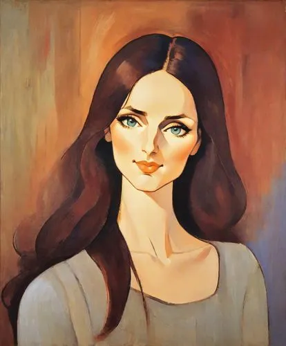 (portrait in the style of Fauvism: 1.5)+++, (Amedeo Modigliani's painting style: 1.4)+++, simplification of details and shadows due to color spots and contrasting outline, Fauvism, simplification of t