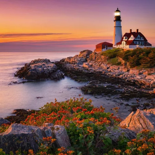 portland head light,maine,lighthouse,massachusetts,new england,red lighthouse,cape cod,electric lighthouse,light house,point lighthouse torch,crisp point lighthouse,bar harbor,petit minou lighthouse,martha's vineyard,thimble islands,block island,light station,marthas vineyard,nubble,battery point lighthouse,Illustration,Vector,Vector 04