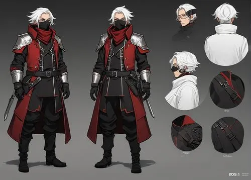 ragna,izanagi,gunji,frazhin,haseo,azrael,male character,sparda,hiromasa,revamps,concept art,modred,assassin,kenshi,amakusa,woolfe,devotio,xehanort,wareru,rugal,Unique,Design,Character Design