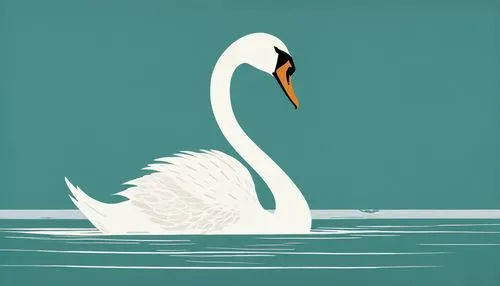 Swan with sword and shield, Lord of the Rings, 1978 animated edition, realistic, sword and shield, simplistic, in Dol Amroth,trumpeter swan,swan on the lake,tundra swan,swan,trumpeter swans,the head o