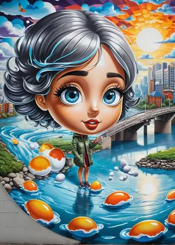 graffiti art,street art,streetart,urban street art,girl with cereal bowl,mural,street artist,street artists,glass painting,urban art,meticulous painting,chalk drawing,brooklyn street art,wall painting,water lotus,girl on the river,art painting,city ​​portrait,bodypainting,italian painter,Conceptual Art,Graffiti Art,Graffiti Art 09