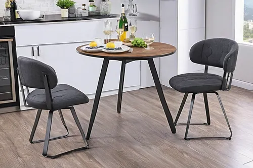 Kitchen Swivel Dining Chair with Sturdy Metal Legs Accent Armless Cushion Side Chairs Set of 2,bar stools,bar stool,barstools,folding table,beer table sets,danish furniture,chiavari chair,table and ch