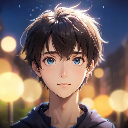 a man is in the middle of his anime avatar,mabuchi,eiji,sosuke,tadashi,katsuyuki,oikawa,Anime,Anime,Cartoon