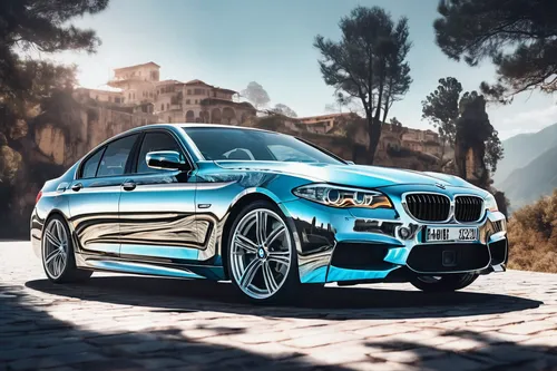 Describe the elegant design of a BMW F10 in a luxurious setting.,bmw x6,bmw x3,bmw x5,bmw x1,bmw new six,bmw 3 series (f30),bmw concept x6 activehybrid,bmw 3 series,bmw 3 series gran turismo,bmw 335,m