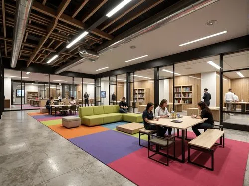 collaboratory,gensler,modern office,bookbuilding,ideacentre,school design,libraries,reading room,creative office,oclc,library,study room,offices,bibliotheque,university library,loft,rackspace,coworking,steelcase,oticon