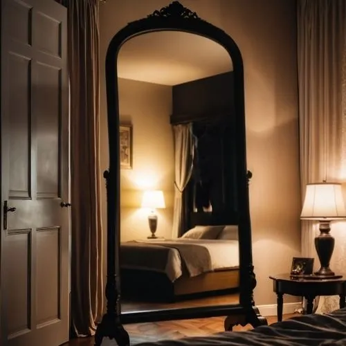 Dimly lit bedroom at night,this po looks like a very beautiful baseball player,bedroom,victorian room,bedside lamp,ornate room,chambre,guest room