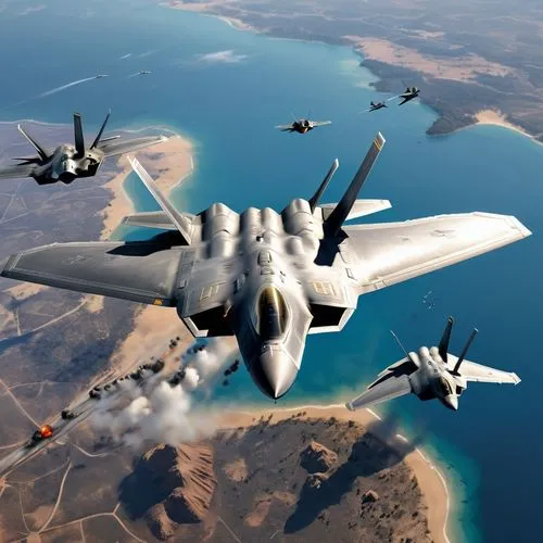 military fighter jets,f-22 raptor,boeing f a-18 hornet,raaf hornets,f a-18c,air combat,Conceptual Art,Daily,Daily 13