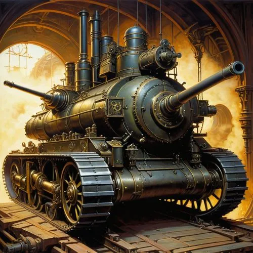 steam engine,steampunk,steamhammer,steam locomotives,steam locomotive,steamrollered,ghost locomotive,steamrollers,steamboy,landship,locomotive,steampunk gears,steam train,steam roller,steam power,train engine,steamrolling,trainmaster,steamroller,wooden train,Illustration,Realistic Fantasy,Realistic Fantasy 03