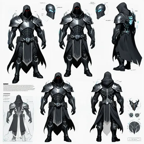 knight armor,undead warlock,vax figure,templar,dodge warlock,concept art,paysandisia archon,reaper,argus,grimm reaper,gear shaper,scythe,alaunt,core shadow eclipse,suit of spades,male mask killer,male character,armor,magistrate,cloak,Unique,Design,Character Design