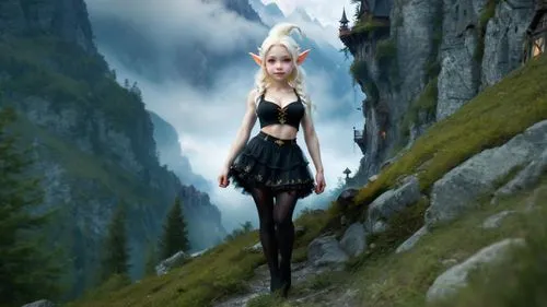 fantasy picture,fantasy girl,kerli,tuatha,3d fantasy,skyrim