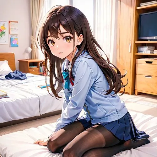 miku maekawa,azusa nakano k-on,mikuru asahina,koto,kotobukiya,tsumugi kotobuki k-on,honmei choco,ako,akko,himuto,aomoriya,maya,lying down,mari makinami,worried girl,japanese idol,anju,azuki bean,oyaki,bed,Anime,Anime,Traditional