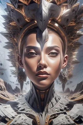 afrofuturism,zauriel,ororo,fractalius,mulawin,warrior woman,lilandra,niobe,nefertiti,queenship,amidala,nefaria,biomechanical,amihan,fantasy portrait,homogenic,sokka,heda,neferneferuaten,margaery