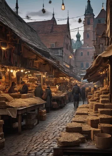 medieval market,medieval street,marketplace,christmas market,spice market,the cobbled streets,medieval town,krakow,stalls,souk,old city,the market,sibiu,old town,warsaw,vegetable market,cobblestones,nuremberg,market place,castle iron market,Art,Classical Oil Painting,Classical Oil Painting 10