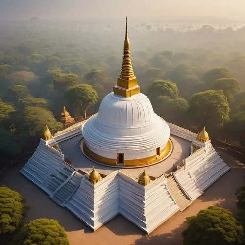 anuradhapura,monywa,myanmar,dhammakaya pagoda,chiangmai,buddhist temple complex thailand,dhamma,mrauk,dambulla,kuthodaw pagoda,phra,mandalay,stupa,sagaing,xishuangbanna,somtum,shwedagon,phra nakhon si ayutthaya,swayambhu,yangon,Illustration,Realistic Fantasy,Realistic Fantasy 17